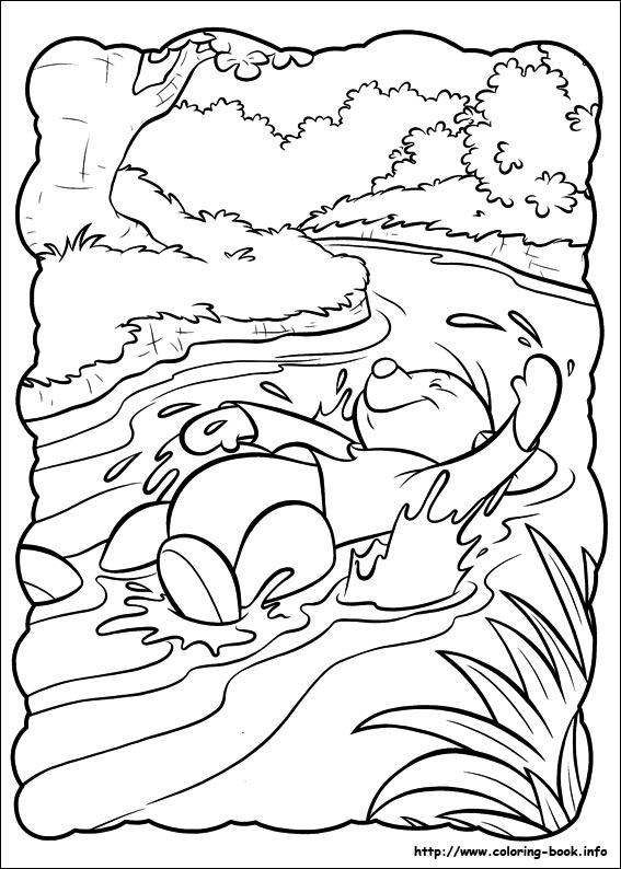 Piglet coloring picture