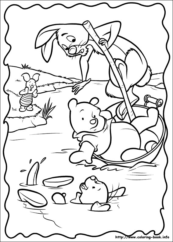 Piglet coloring picture