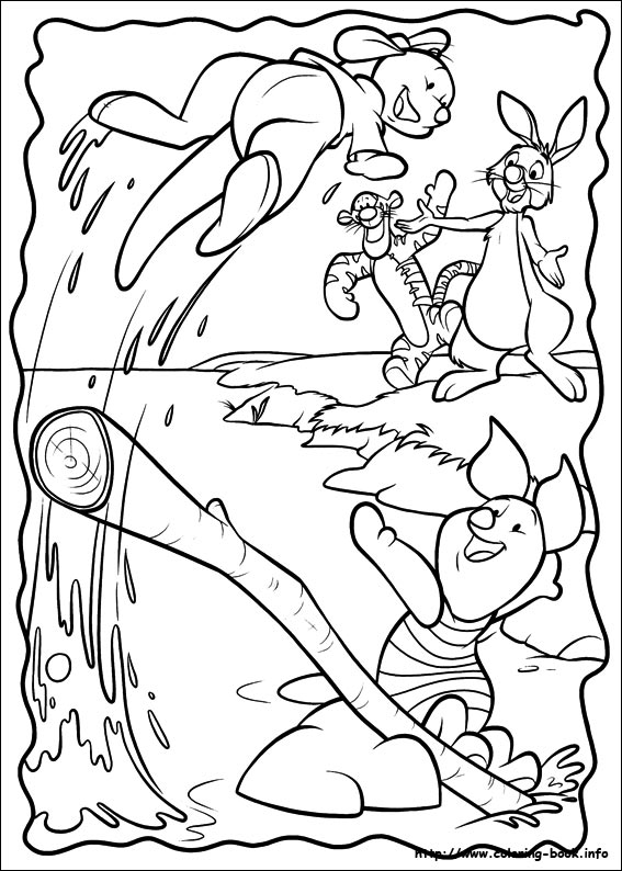 Piglet coloring picture