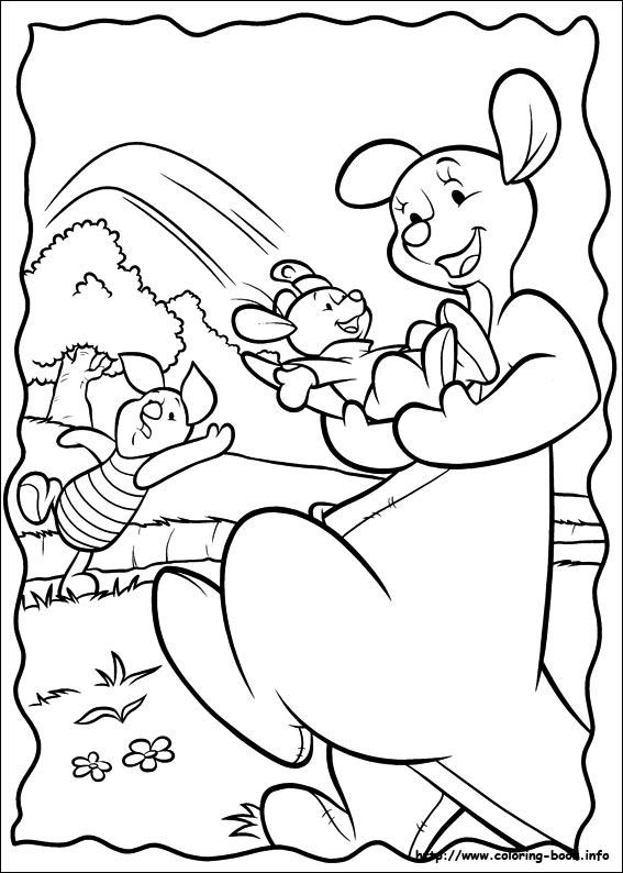 Piglet coloring picture