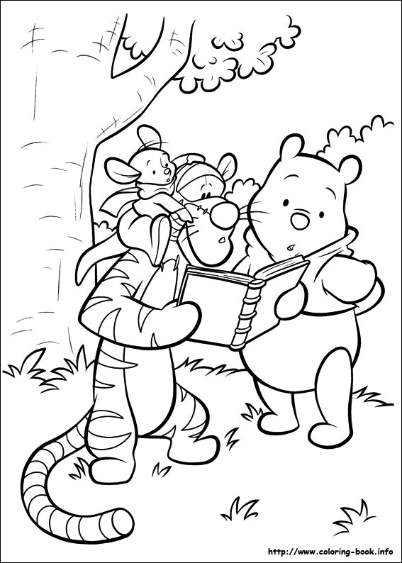 Piglet coloring picture