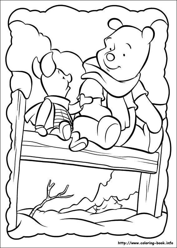 Piglet coloring picture