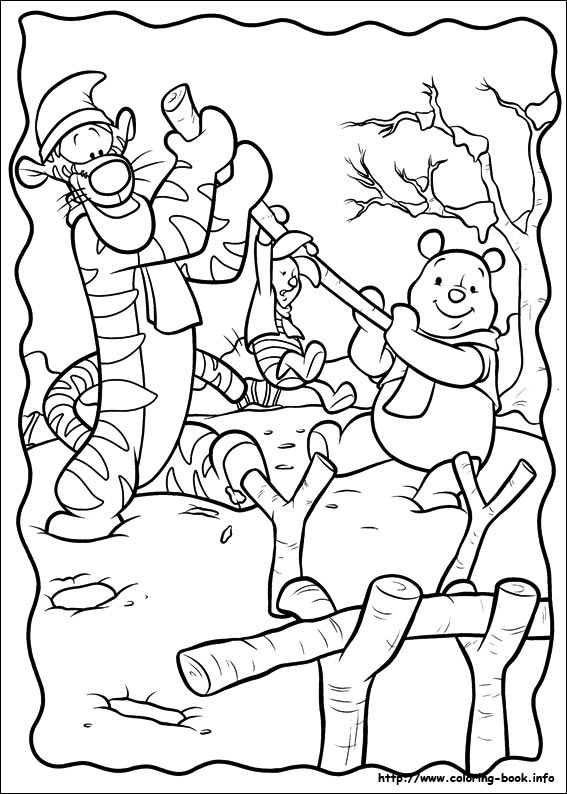 Piglet coloring picture