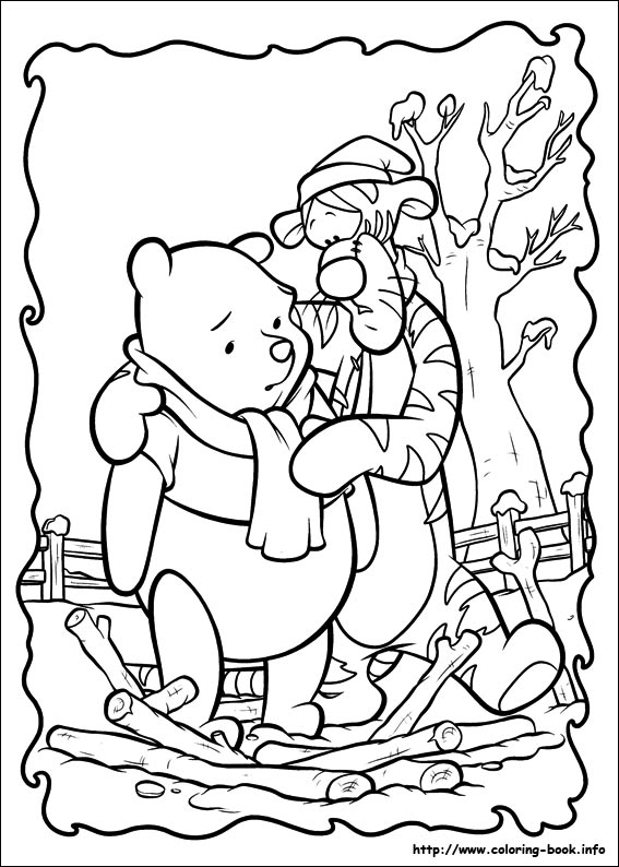 Piglet coloring picture