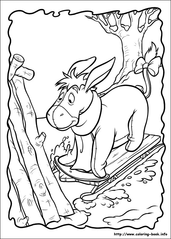 Piglet coloring picture