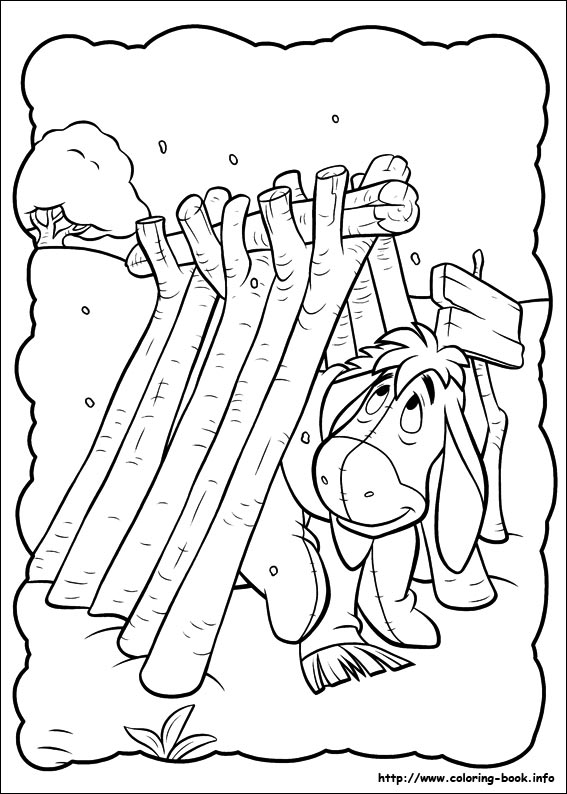 Piglet coloring picture