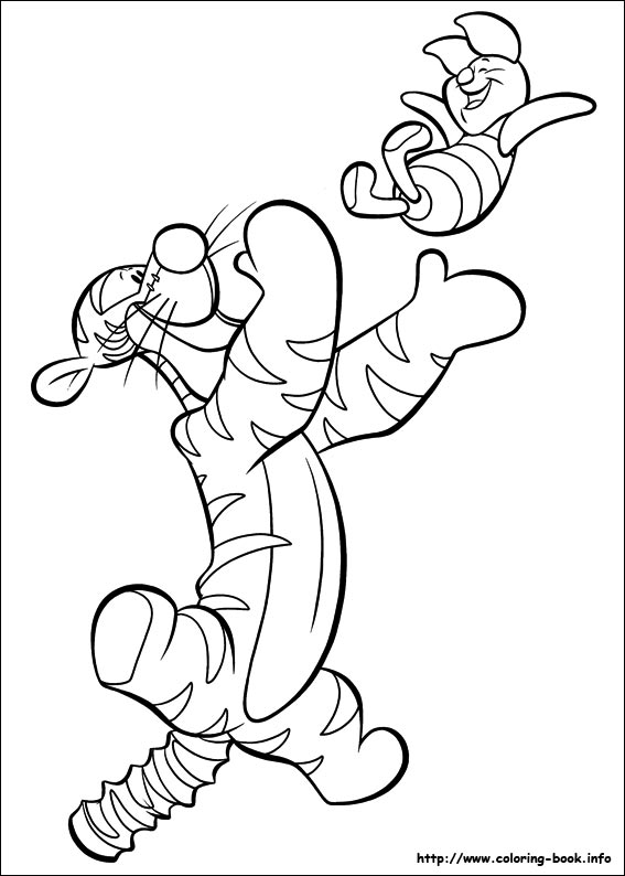 Piglet coloring picture