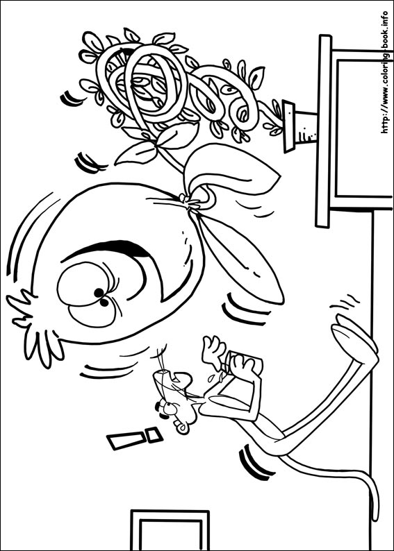 The Pink Panther coloring picture