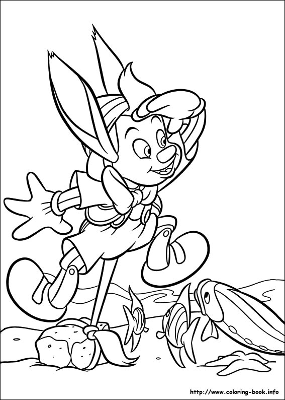 Pinocchio coloring picture