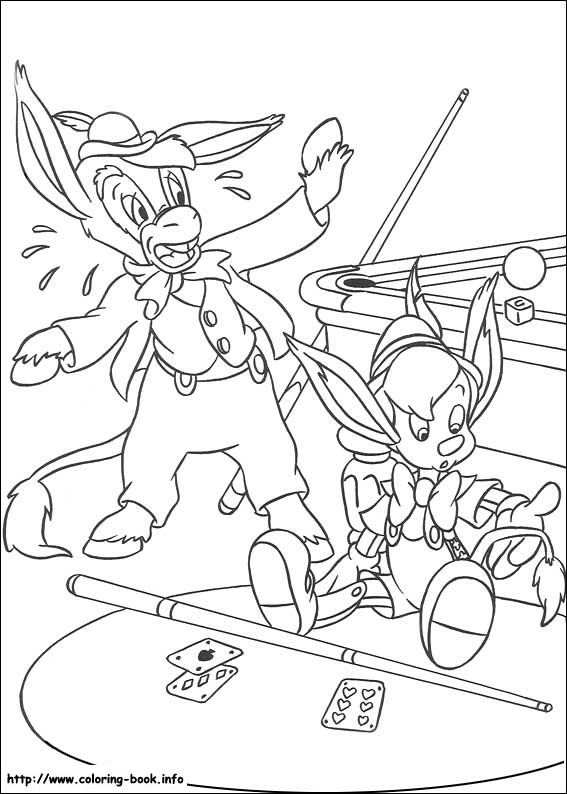 Pinocchio coloring picture