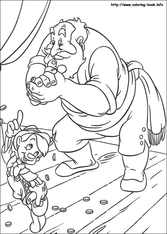 Pinocchio coloring picture