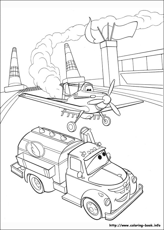 Planes: Fire & Rescue coloring picture