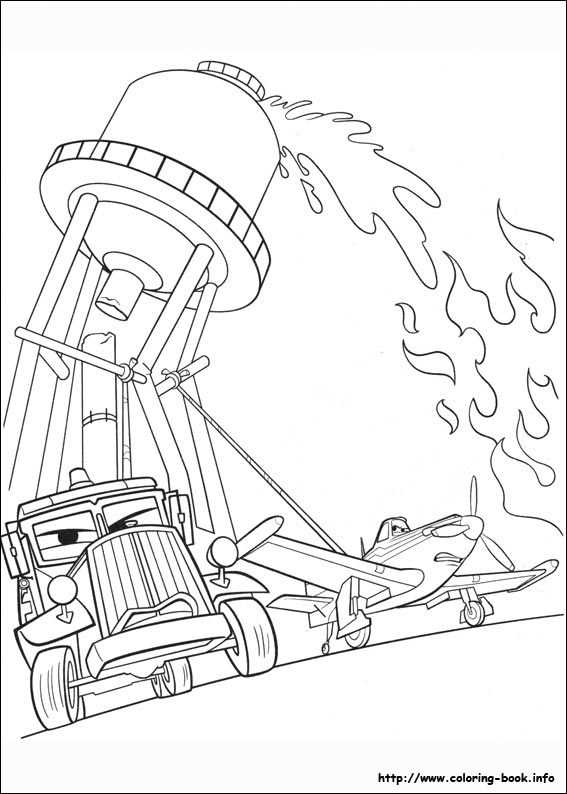 Planes: Fire & Rescue coloring picture