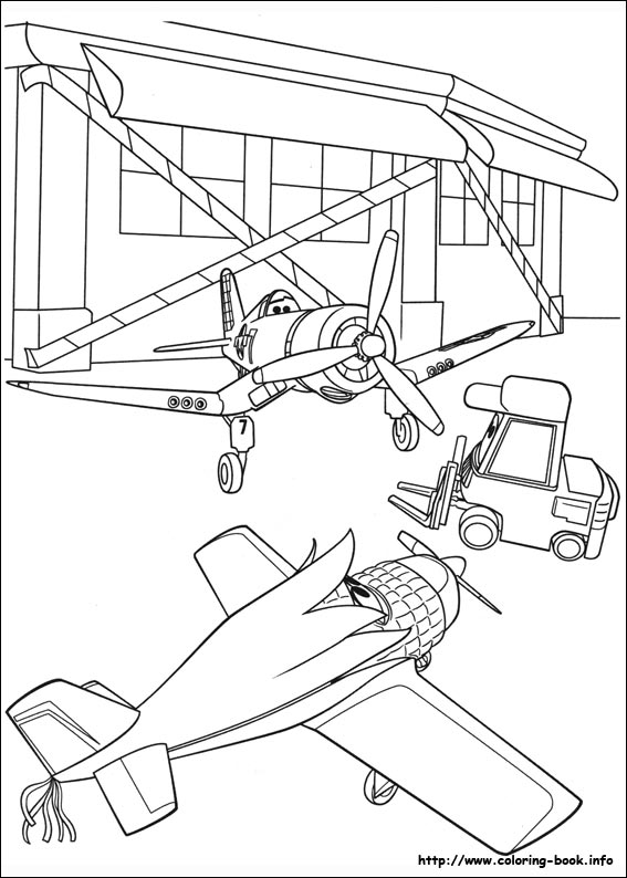 Planes: Fire & Rescue coloring picture