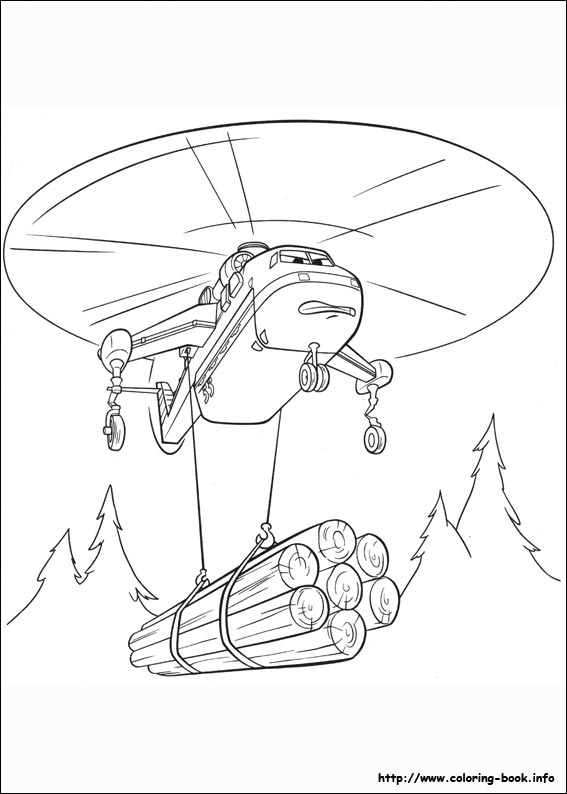 Planes: Fire & Rescue coloring picture