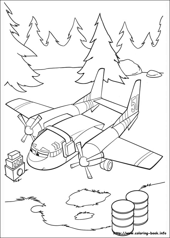 Planes: Fire & Rescue coloring picture