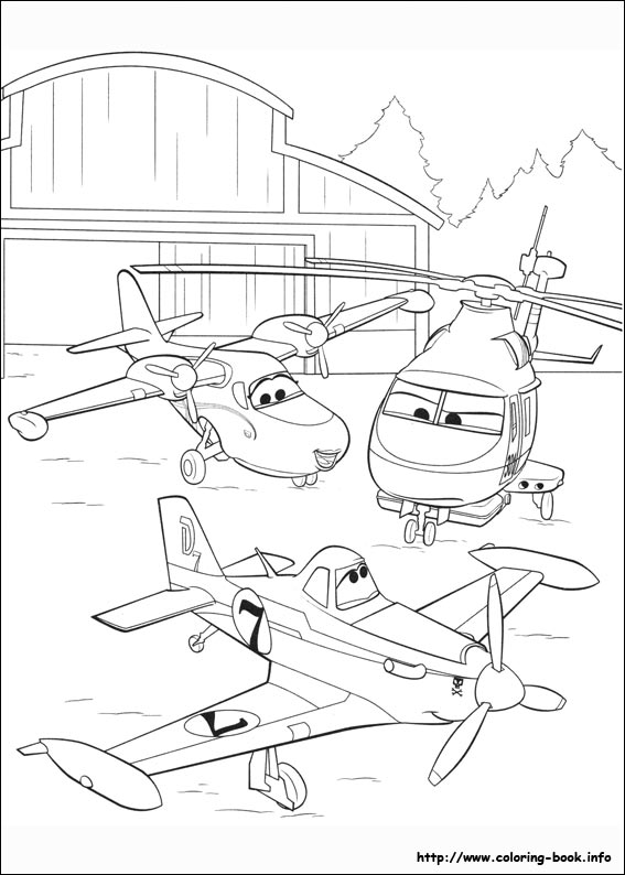 Planes: Fire & Rescue coloring picture