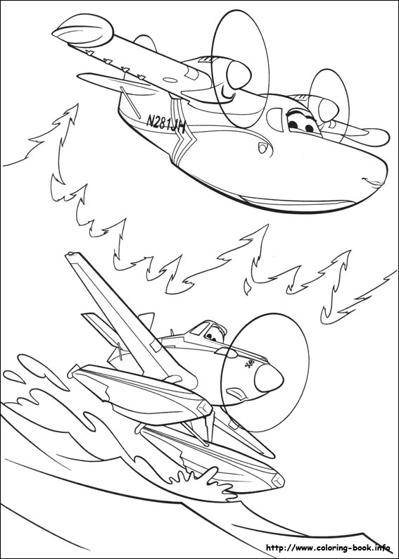 Planes: Fire & Rescue coloring picture