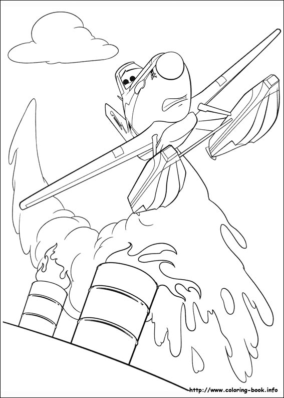 Planes: Fire & Rescue coloring picture