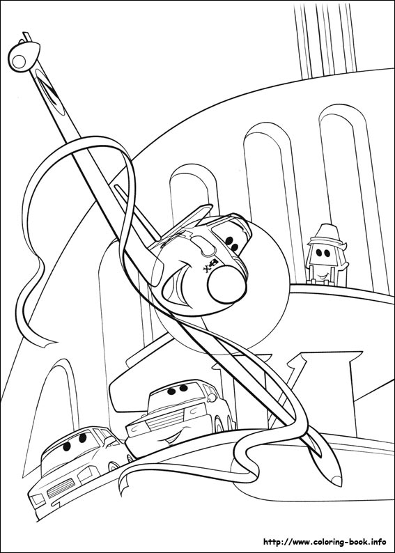 Planes coloring picture