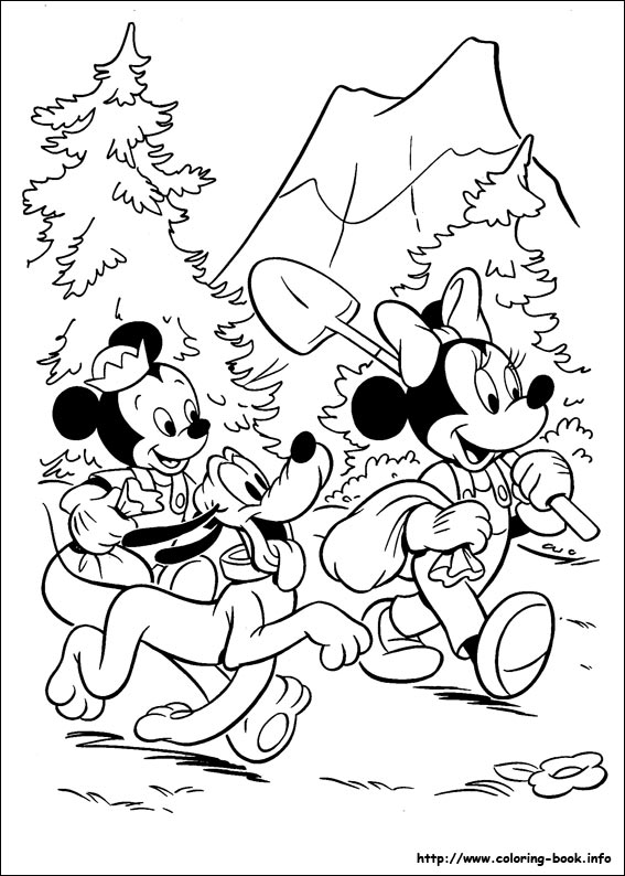 Pluto coloring picture