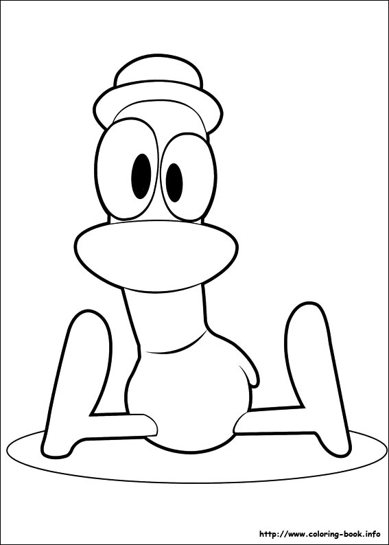 Pocoyo coloring picture