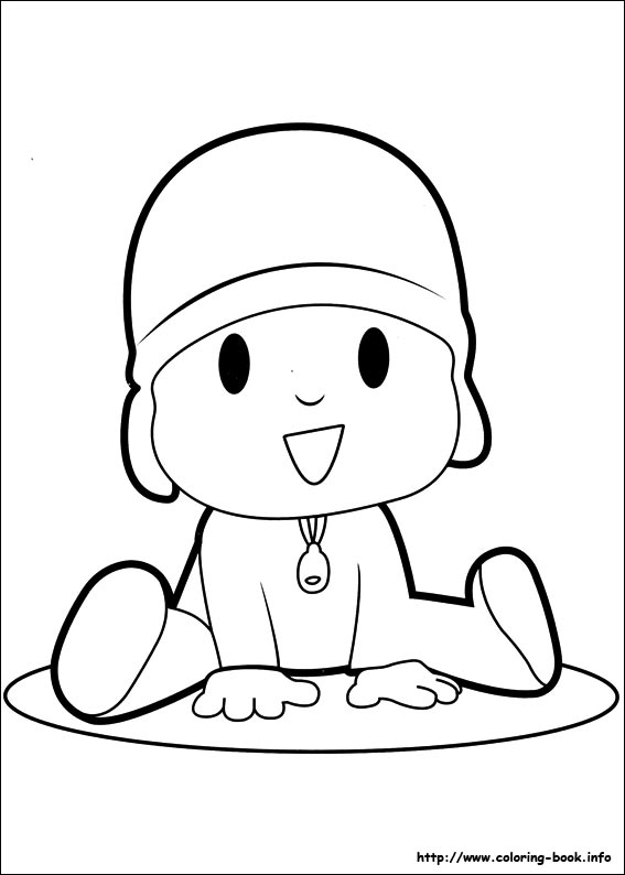 Pocoyo coloring picture