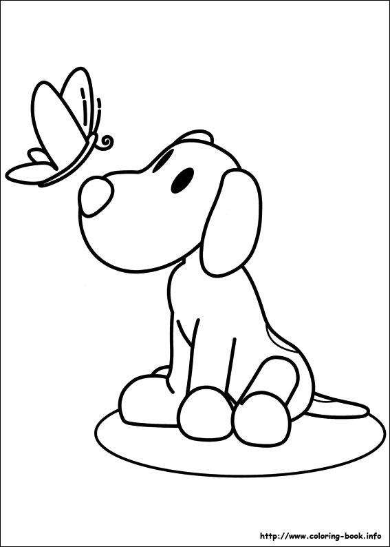 Pocoyo coloring picture