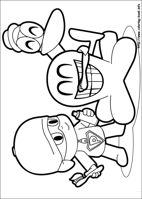 Pocoyo coloring picture