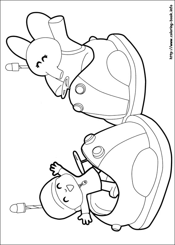 Pocoyo coloring picture