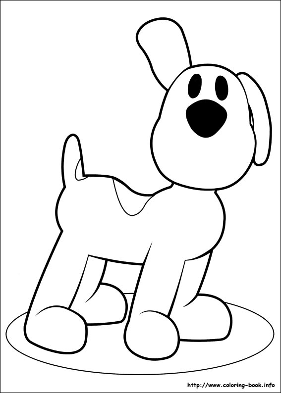 Pocoyo coloring picture