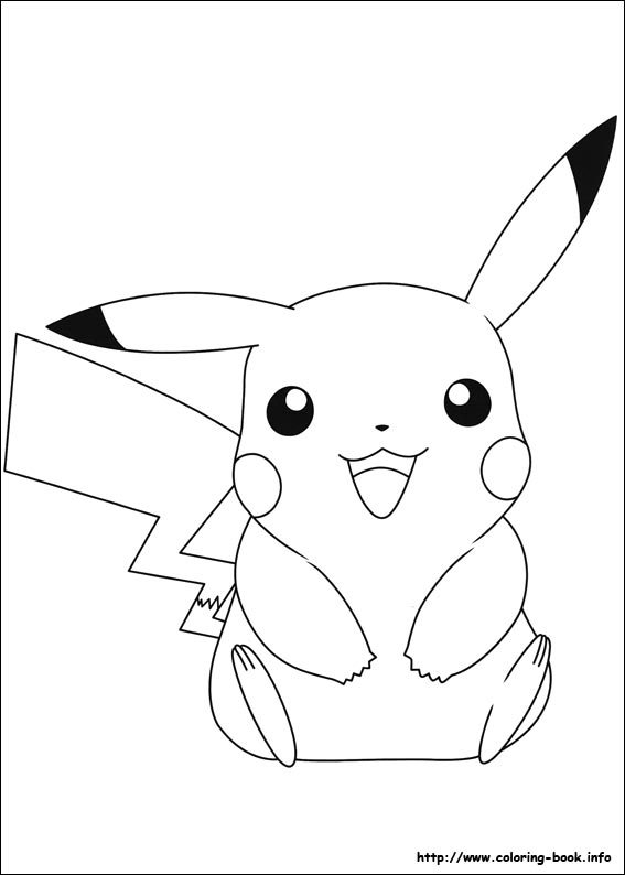 Pokemon coloring picture