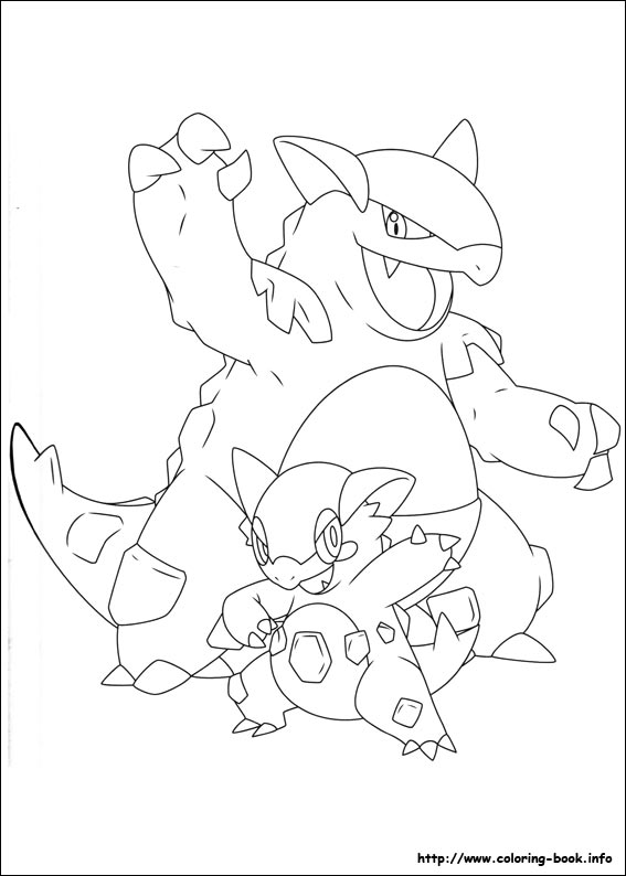 Pokemon coloring picture