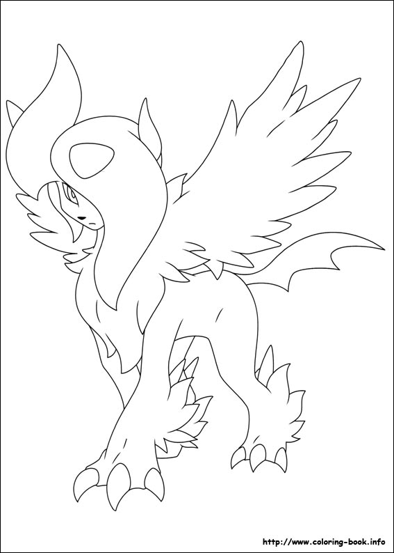 Pokemon coloring picture