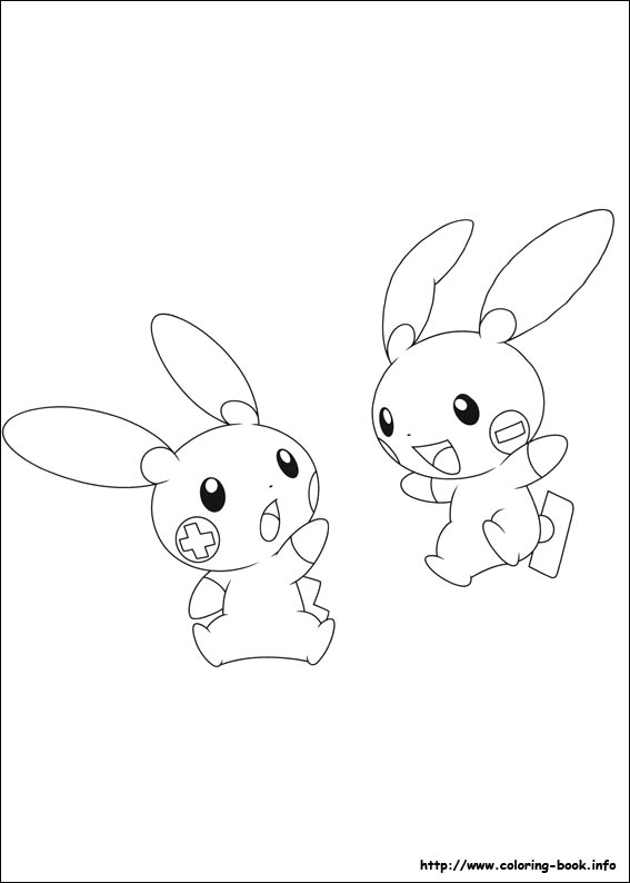 Pokemon coloring picture