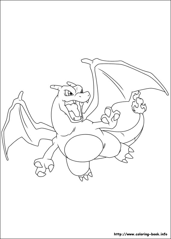 Pokemon coloring picture