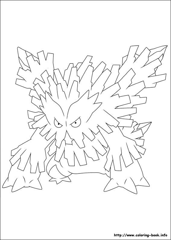 Pokemon coloring picture