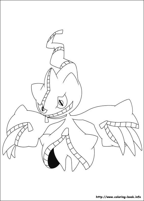 Pokemon coloring picture