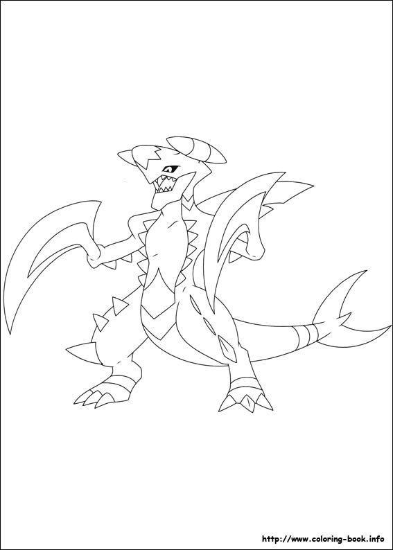 Pokemon coloring picture