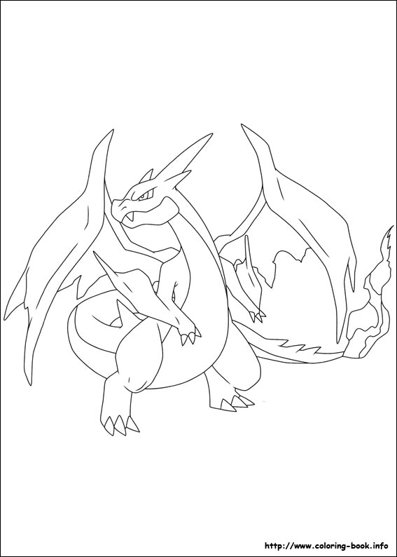 Pokemon coloring picture