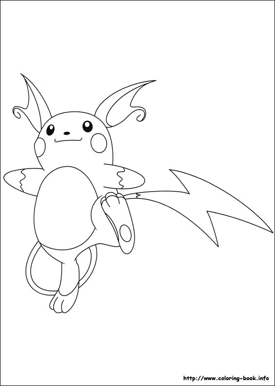 Pokemon coloring picture