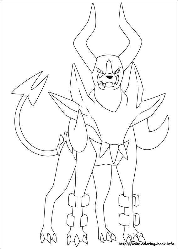 Pokemon coloring picture