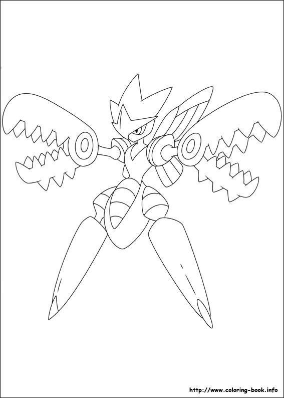 Pokemon coloring picture