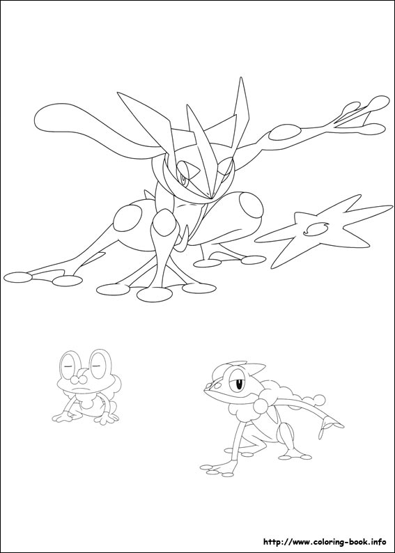 Pokemon coloring picture