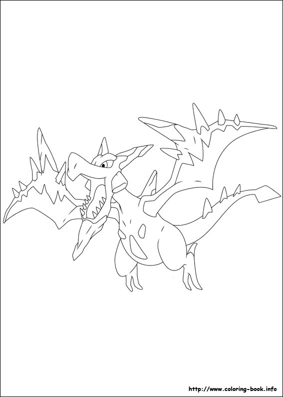 Pokemon coloring picture