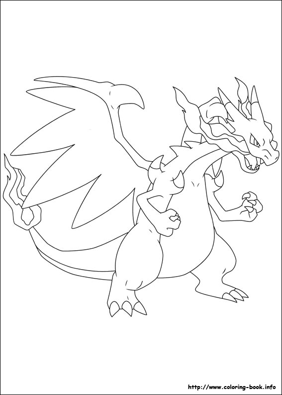 Pokemon coloring picture