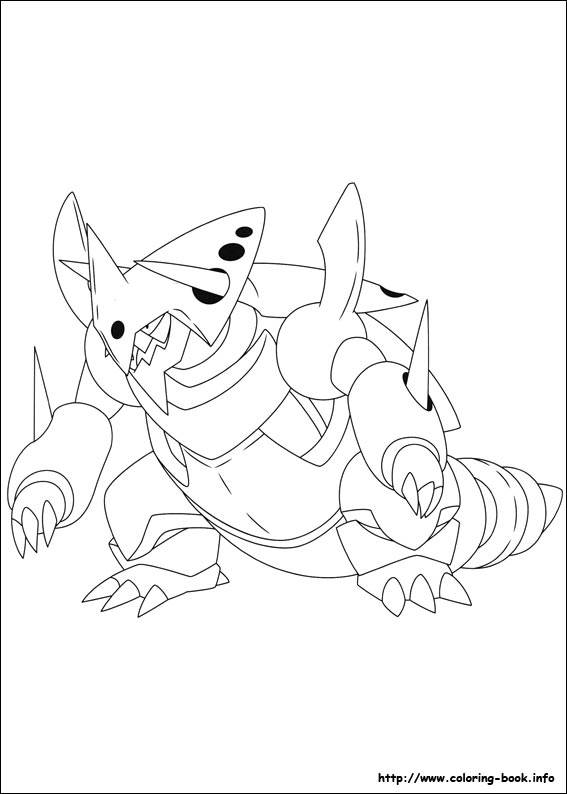 Pokemon coloring picture