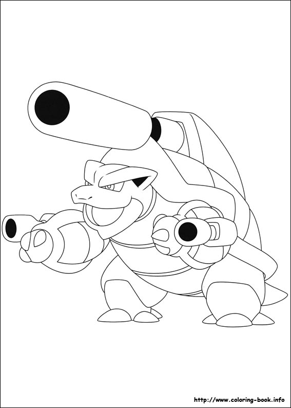 Pokemon coloring picture