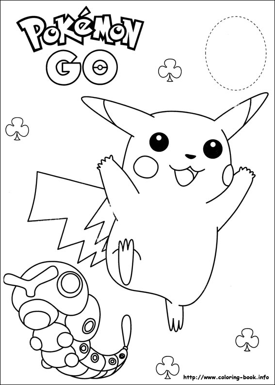 Pokemon coloring picture