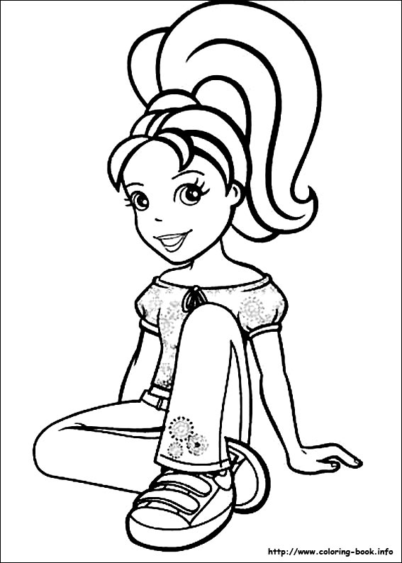 Polly Pocket coloring picture